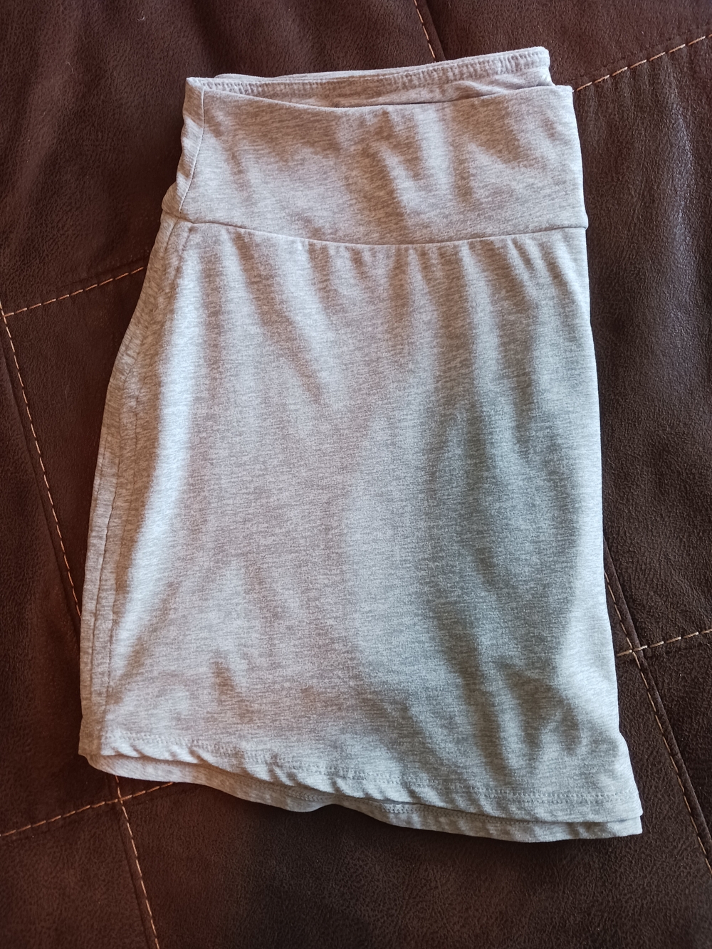 Kyodan Heather Gray Active Mini Stretch Skort Sz XL EUC
